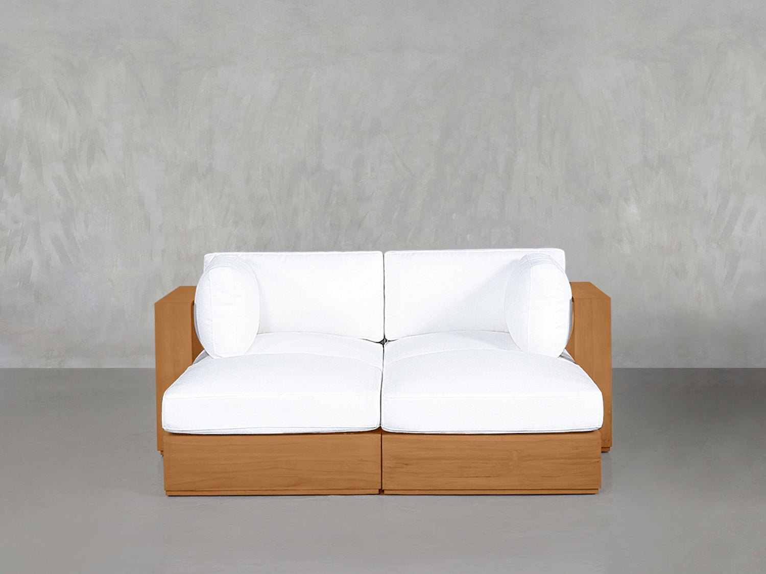 4-Seat Modular Daybed Teak Outdoor - 7th Avenue