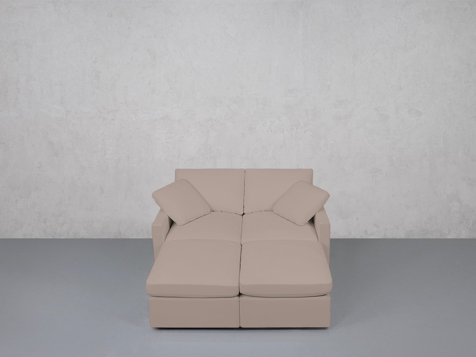 4-Seat Modular Daybed (Thin Arms) - 7th Avenue