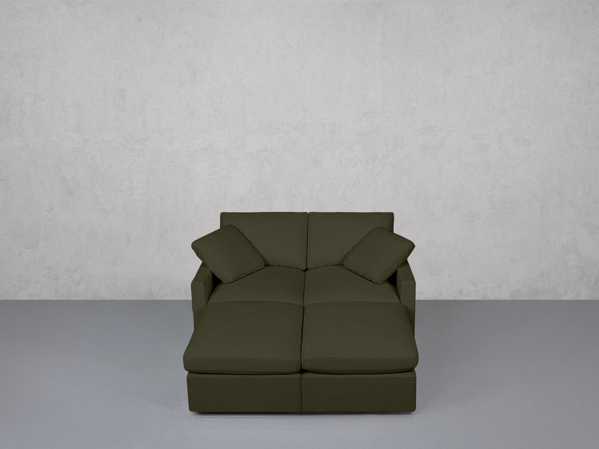 4-Seat Modular Daybed (Thin Arms) - 7th Avenue