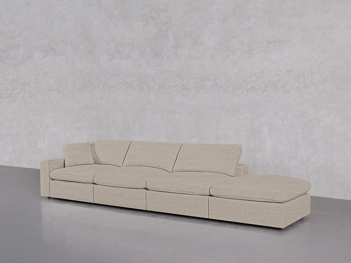 4-Seat Modular Lounger Sofa - 7th Avenue