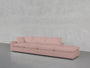 4 - Seat Modular Lounger Sofa - 7th Avenue