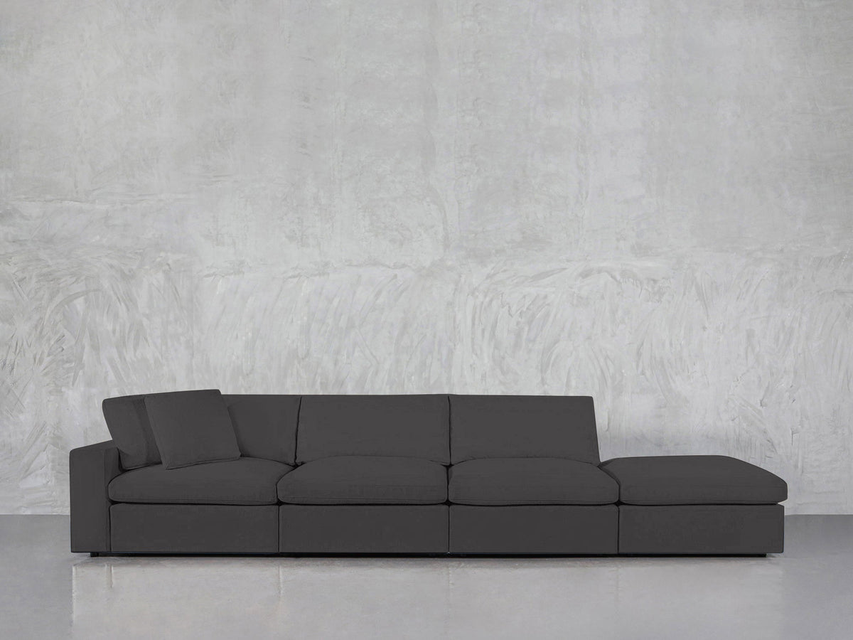4 - Seat Modular Lounger Sofa - 7th Avenue