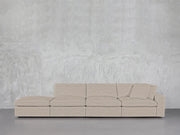 4-Seat Modular Lounger Sofa - 7th Avenue