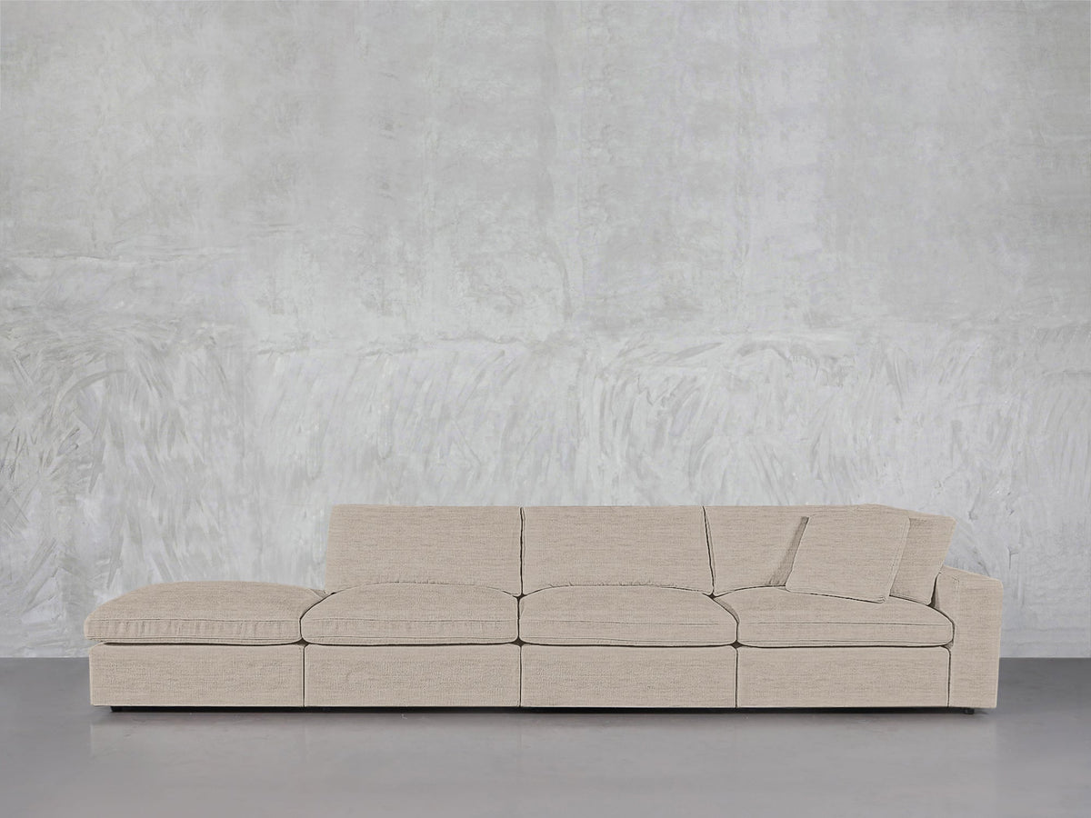 4-Seat Modular Lounger Sofa - 7th Avenue