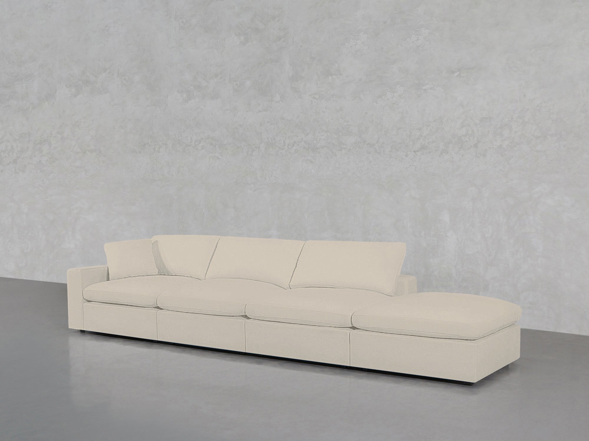 4 - Seat Modular Lounger Sofa - 7th Avenue