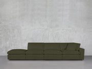4-Seat Modular Lounger Sofa - 7th Avenue