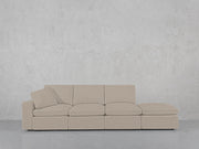 4-Seat Modular Lounger Sofa - 7th Avenue