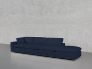 4-Seat Modular Lounger Sofa - 7th Avenue