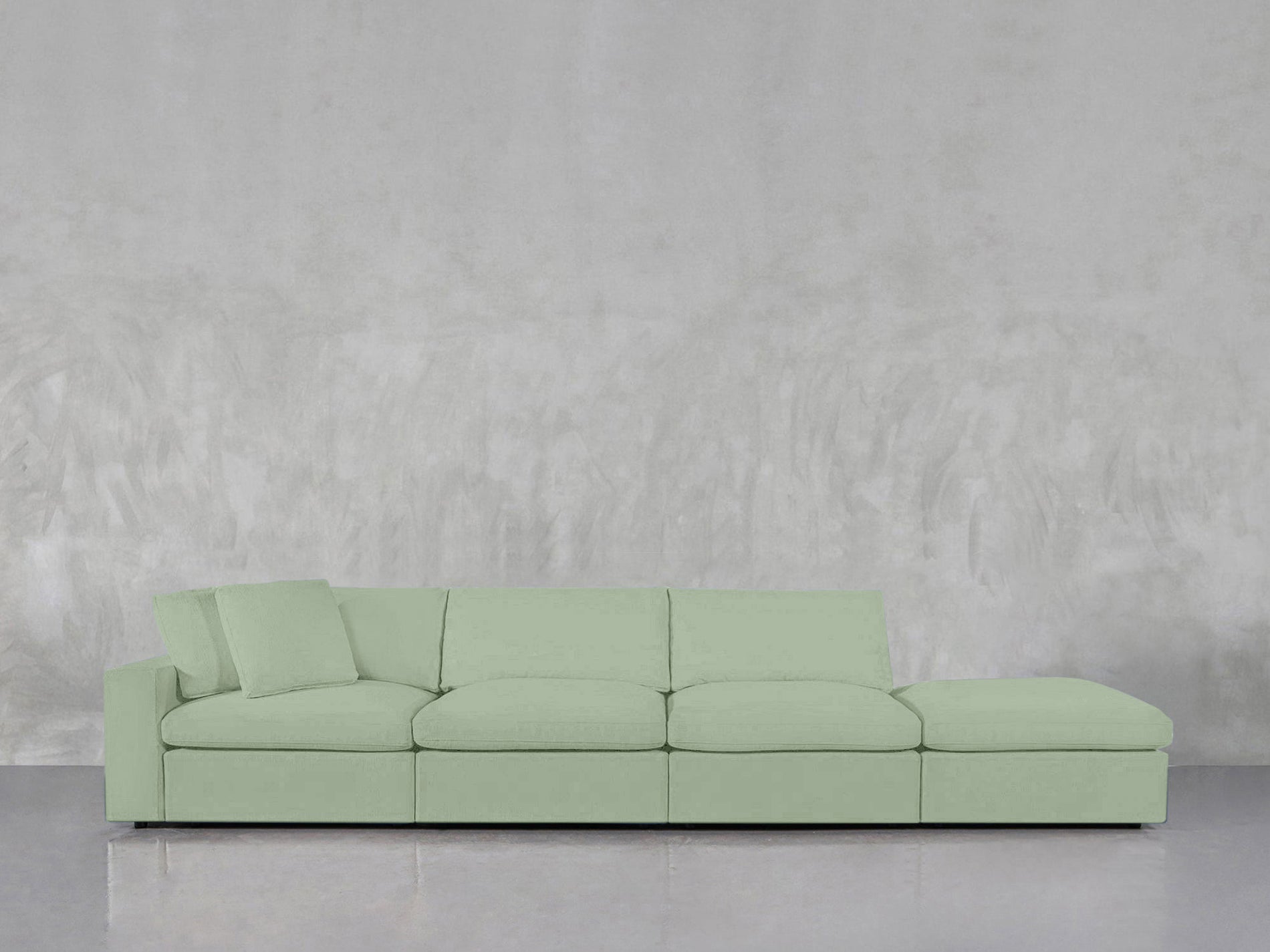 4-Seat Modular Lounger Sofa