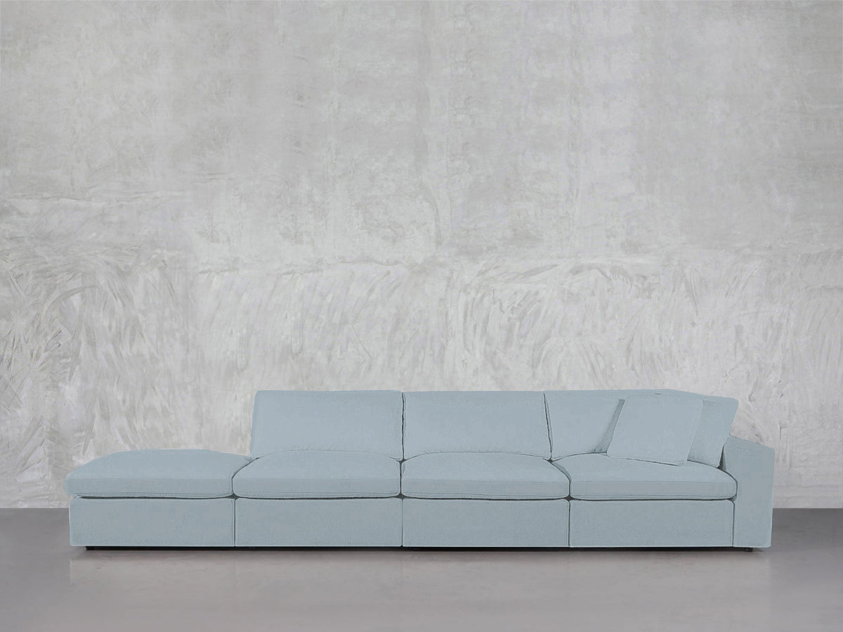 4 - Seat Modular Lounger Sofa - 7th Avenue