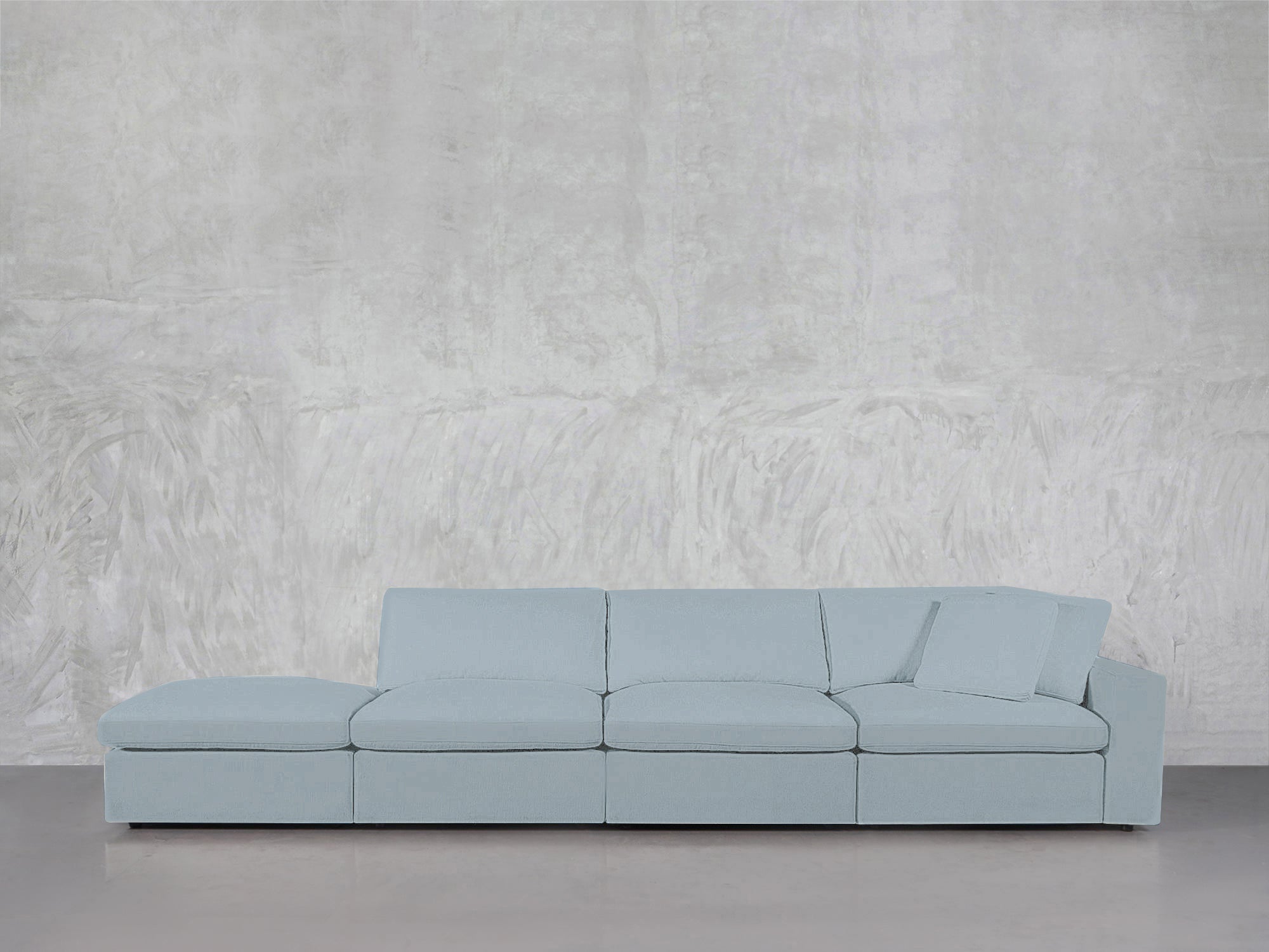 4 - Seat Modular Lounger Sofa - 7th Avenue
