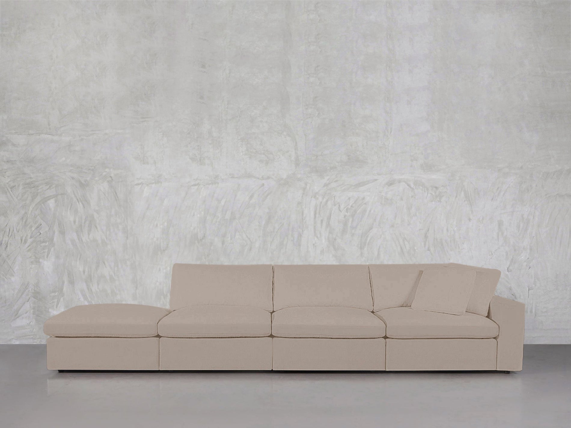 4 - Seat Modular Lounger Sofa - 7th Avenue