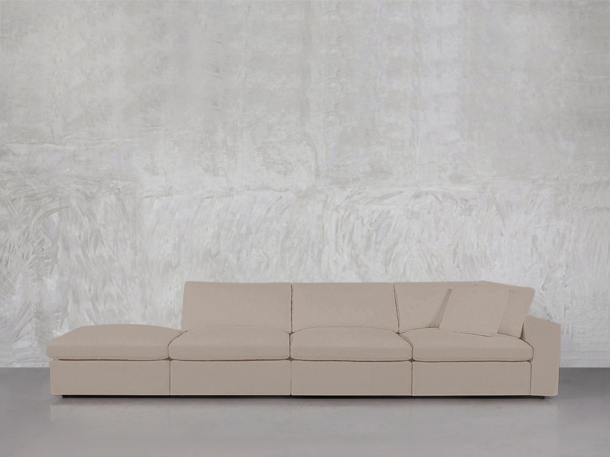 4 - Seat Modular Lounger Sofa - 7th Avenue