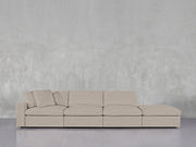 4-Seat Modular Lounger Sofa - 7th Avenue