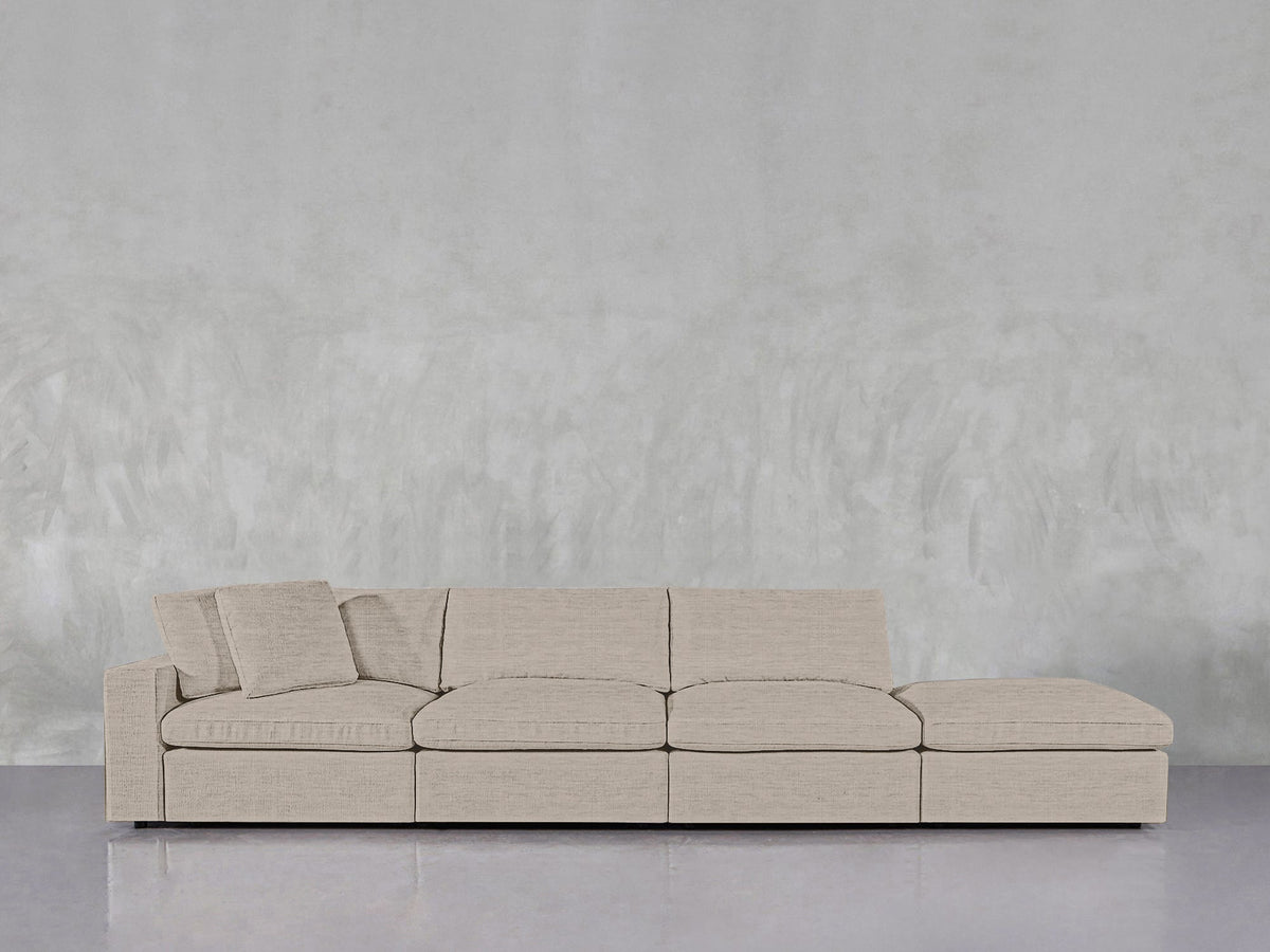 4-Seat Modular Lounger Sofa - 7th Avenue
