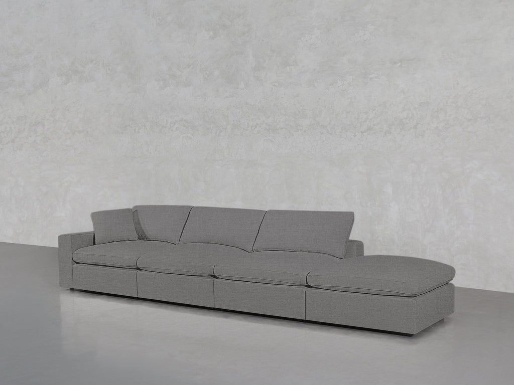 4-Seat Modular Lounger Sofa