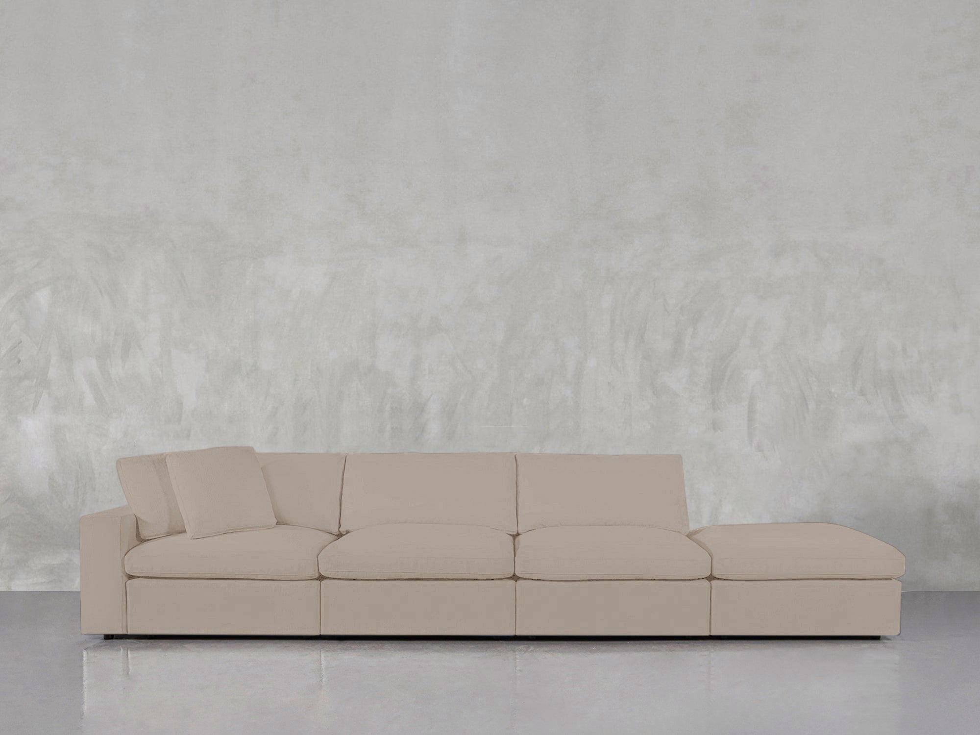 4 - Seat Modular Lounger Sofa - 7th Avenue