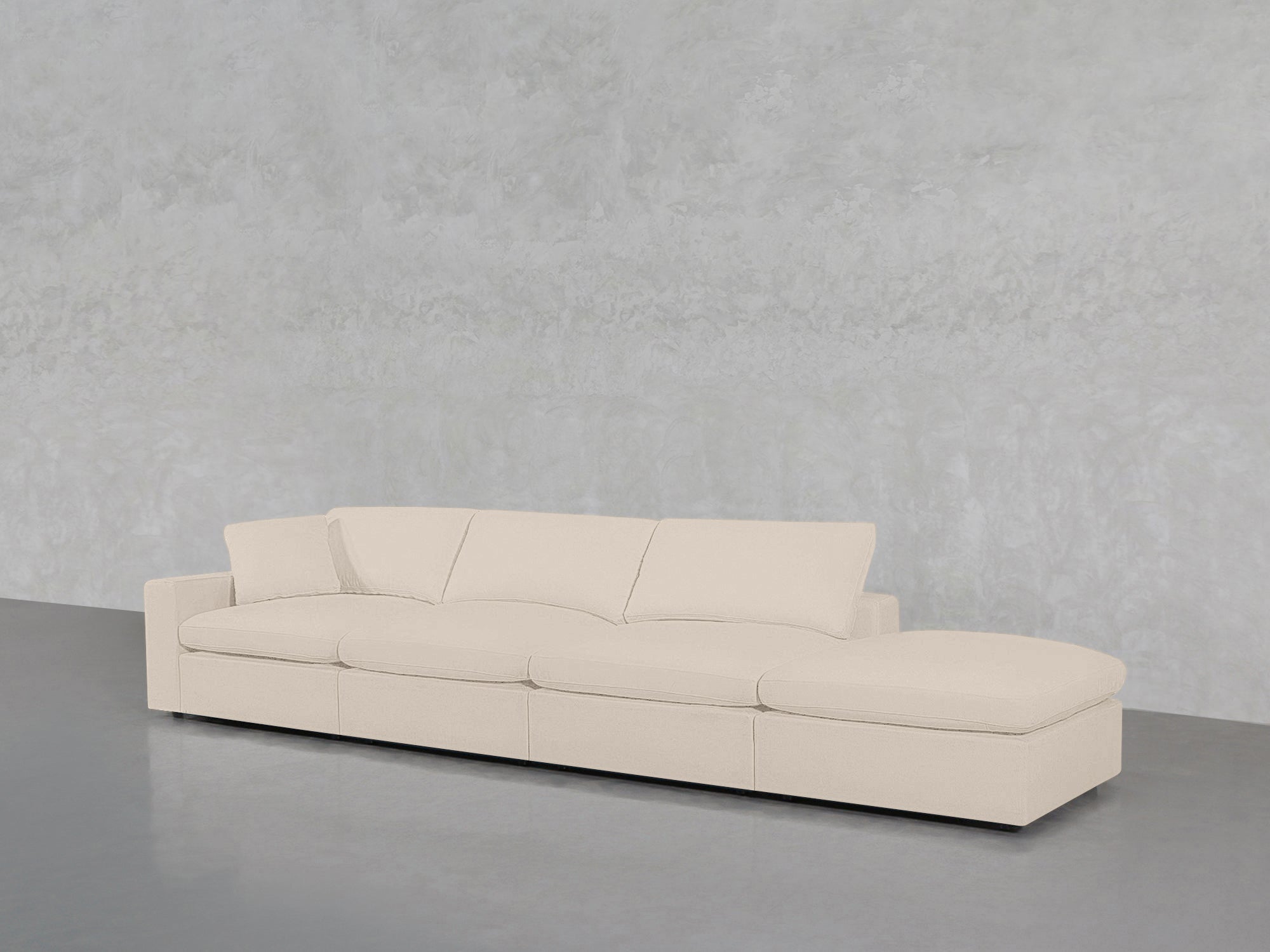 4 - Seat Modular Lounger Sofa - 7th Avenue