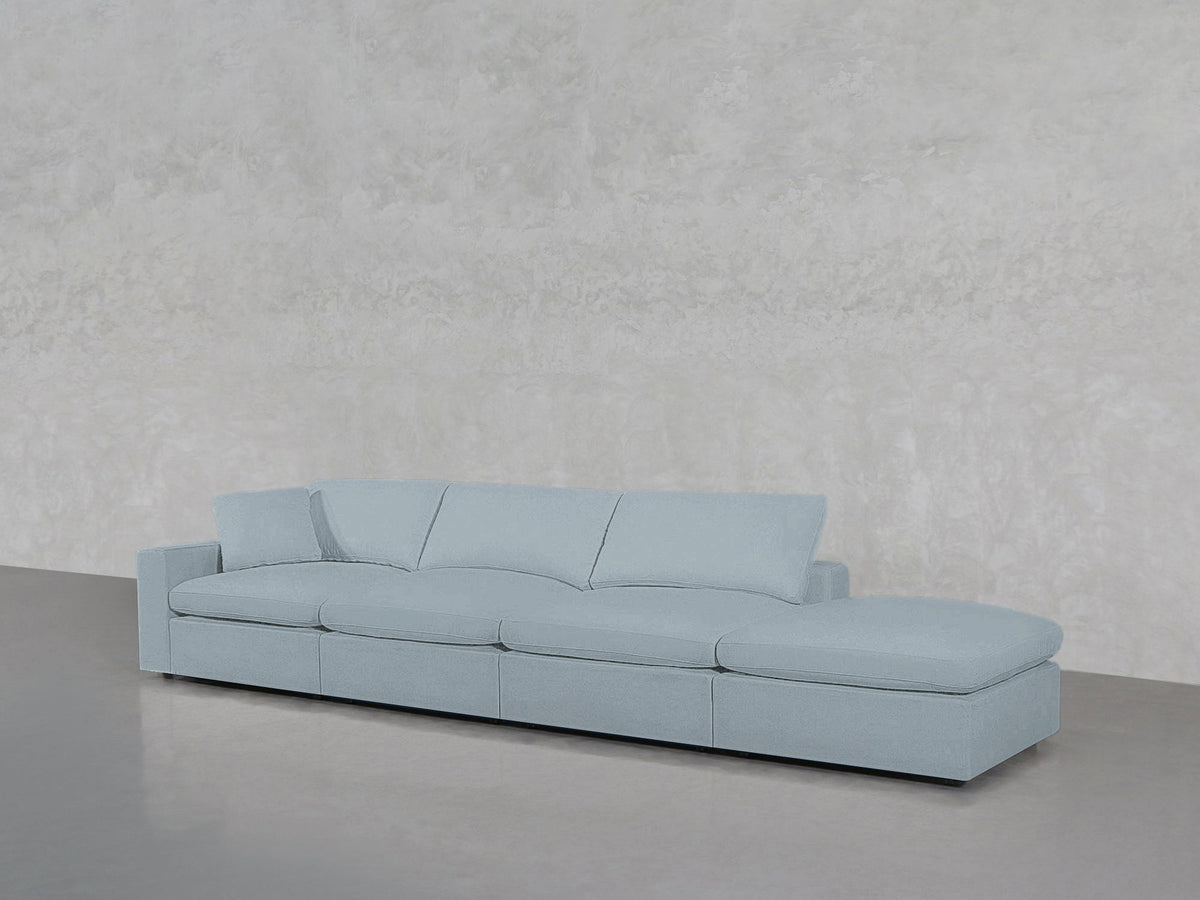4 - Seat Modular Lounger Sofa - 7th Avenue