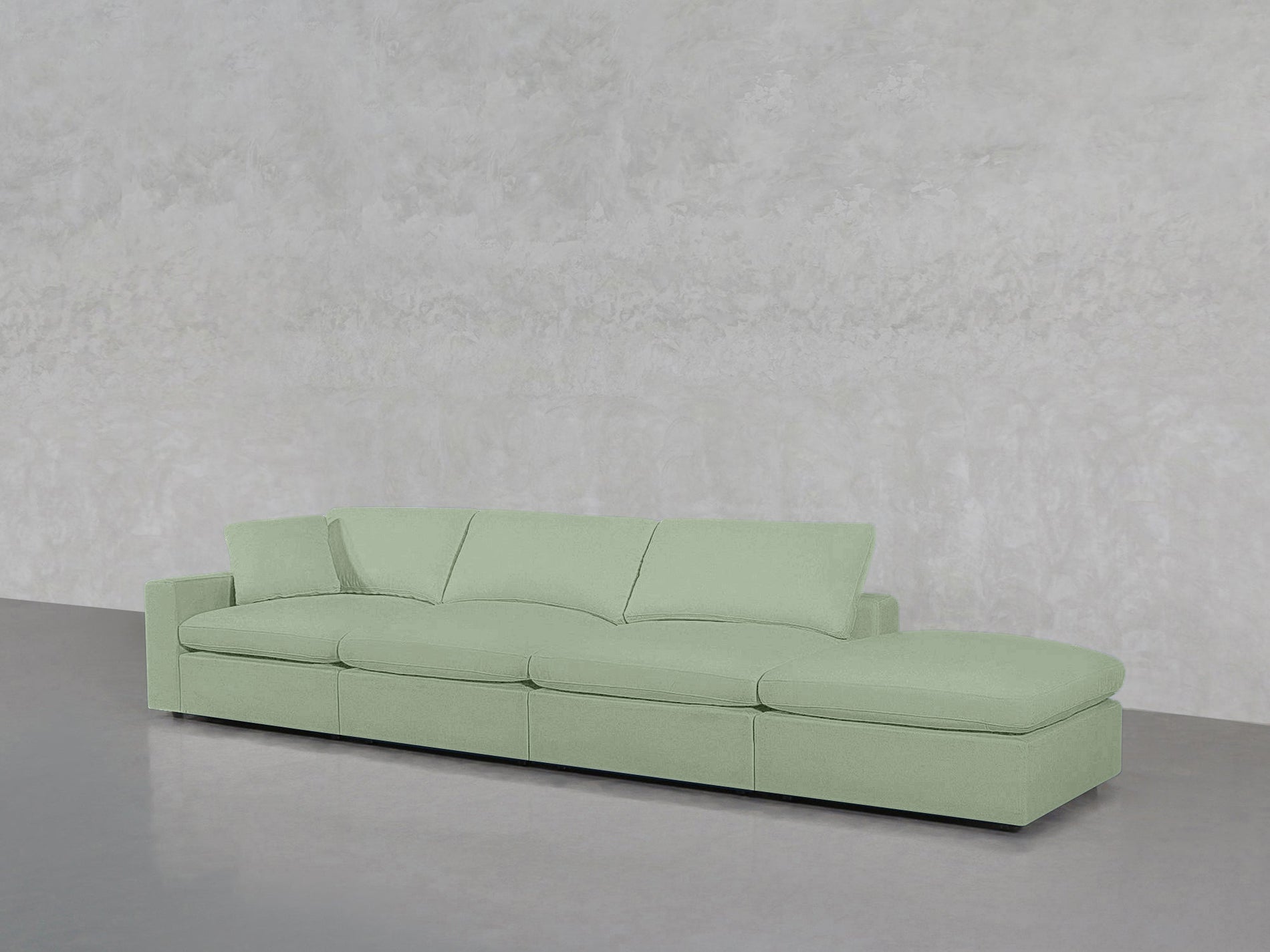 4-Seat Modular Lounger Sofa