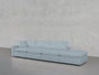 4 - Seat Modular Lounger Sofa - 7th Avenue