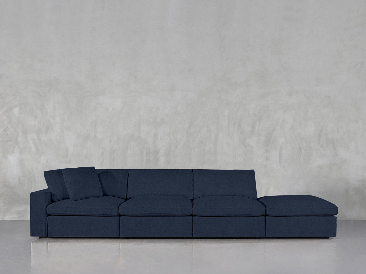 4-Seat Modular Lounger Sofa - 7th Avenue