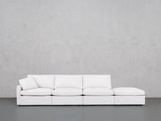 4-Seat Modular Lounger Sofa (Thin Arm) - 7th Avenue
