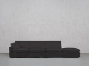 4-Seat Modular Lounger Sofa (Thin Arm) - 7th Avenue