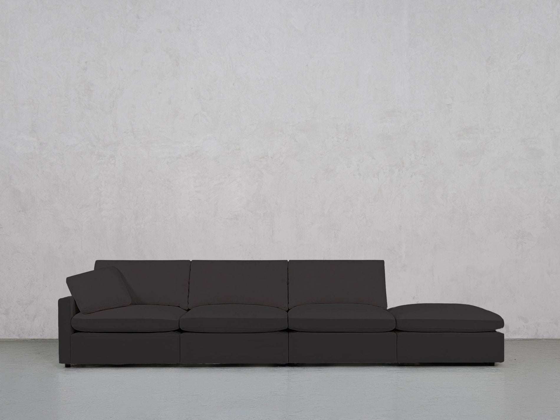 4-Seat Modular Lounger Sofa (Thin Arm) - 7th Avenue