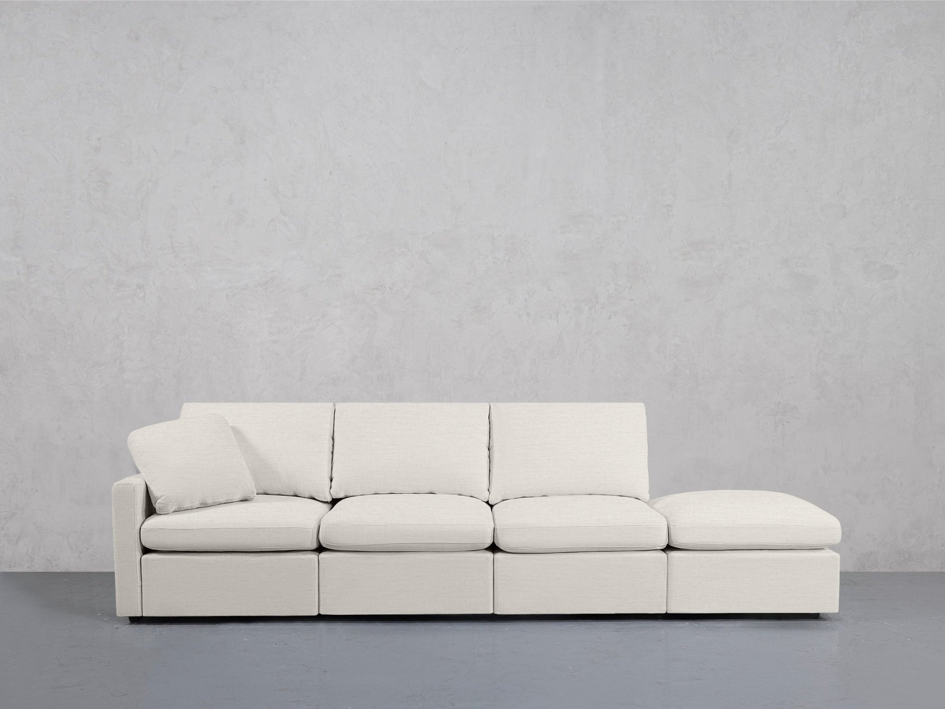 4-Seat Modular Lounger Sofa (Thin Arm) - 7th Avenue