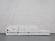 4-Seat Modular Lounger Sofa (Thin Arm) - 7th Avenue