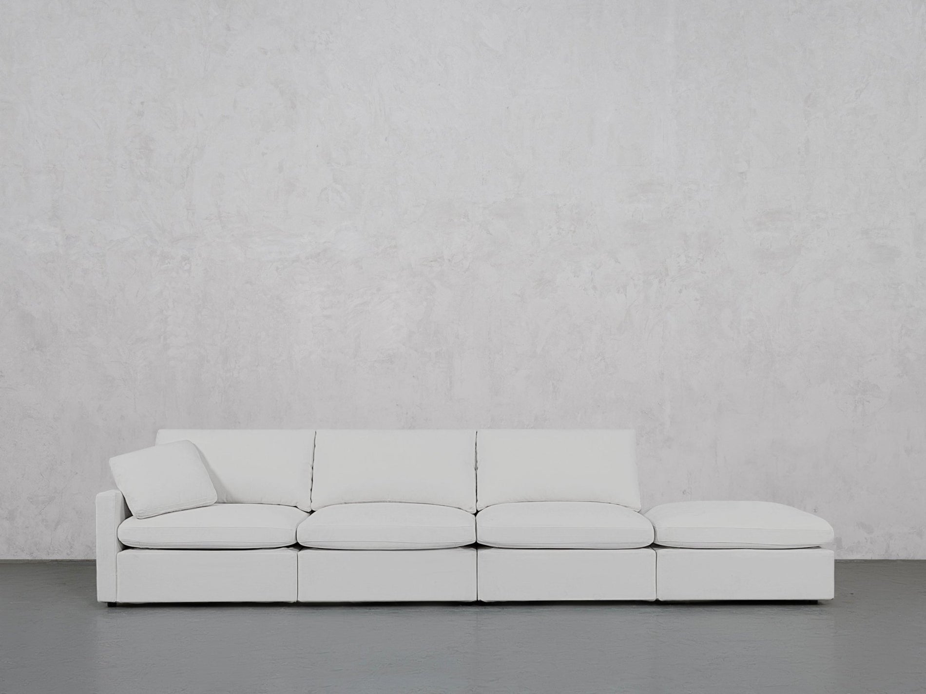 4-Seat Modular Lounger Sofa (Thin Arm) - 7th Avenue