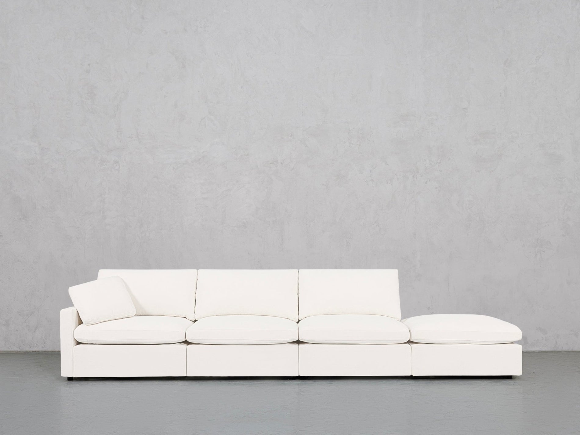 4-Seat Modular Lounger Sofa (Thin Arm) - 7th Avenue
