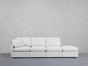 4-Seat Modular Lounger Sofa (Thin Arm) - 7th Avenue
