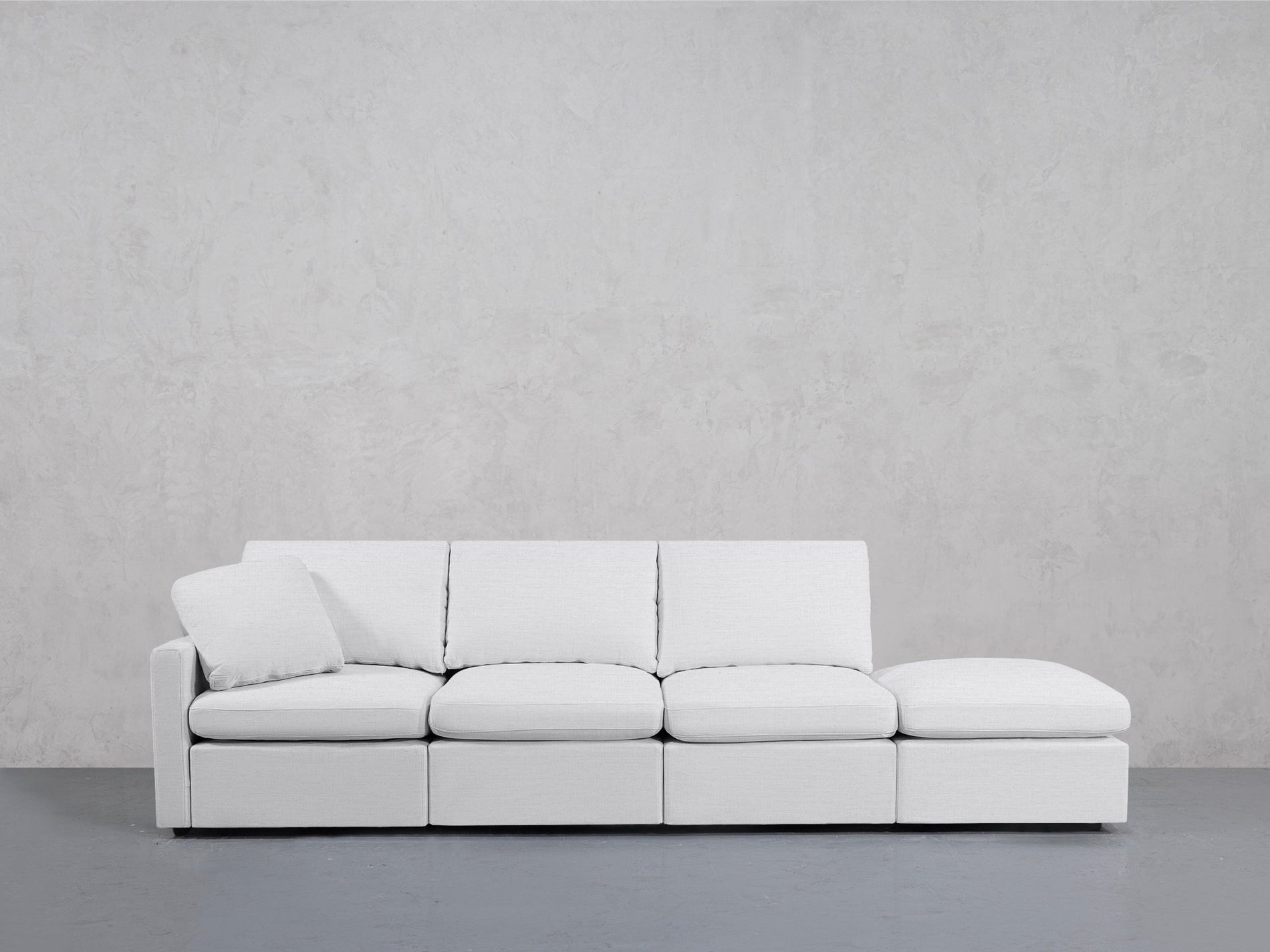 4-Seat Modular Lounger Sofa (Thin Arm) - 7th Avenue