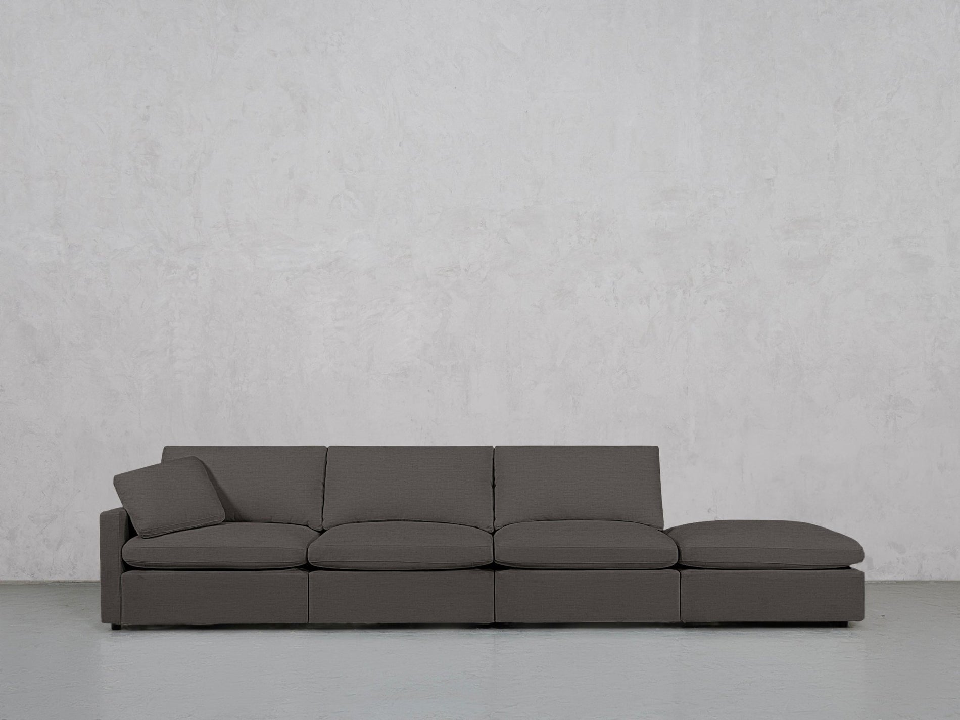 4-Seat Modular Lounger Sofa (Thin Arm) - 7th Avenue
