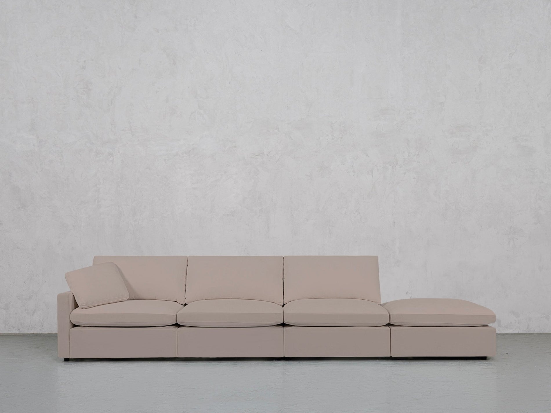 4-Seat Modular Lounger Sofa (Thin Arm) - 7th Avenue