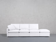 4-Seat Modular Lounger Sofa (Thin Arm) - 7th Avenue