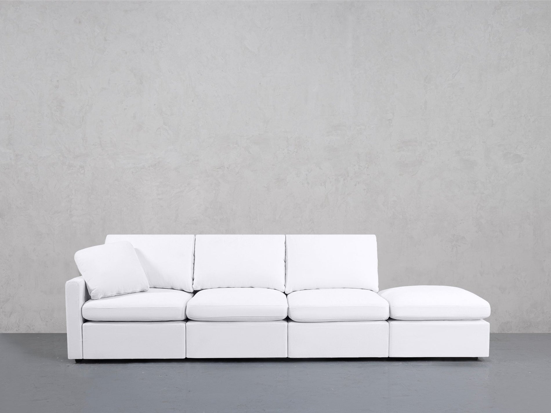 4-Seat Modular Lounger Sofa (Thin Arm) - 7th Avenue