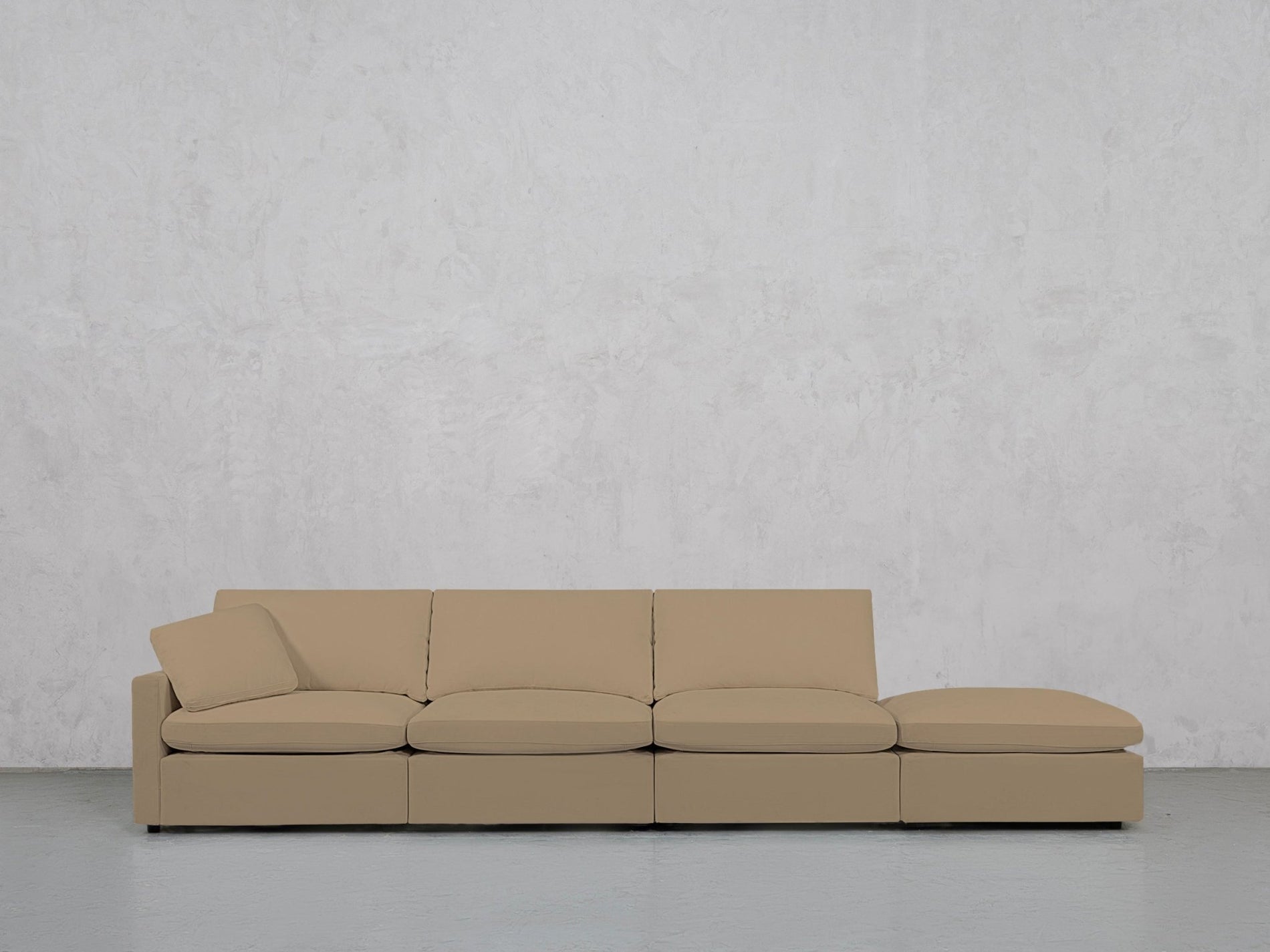 4-Seat Modular Lounger Sofa (Thin Arm) - 7th Avenue