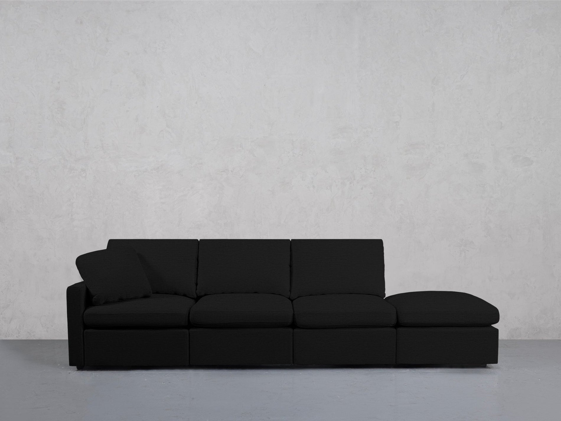 4-Seat Modular Lounger Sofa (Thin Arm) - 7th Avenue