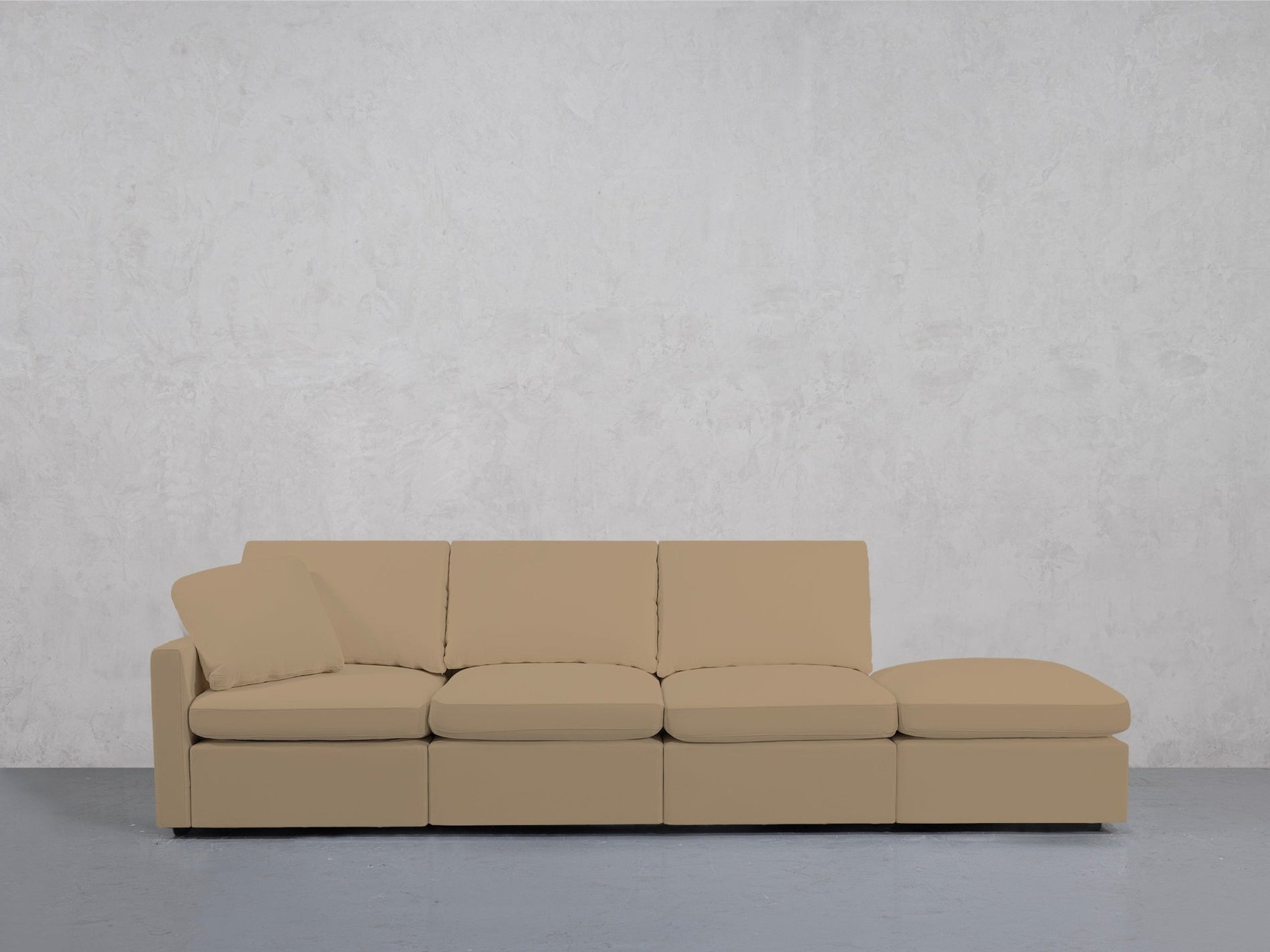 4-Seat Modular Lounger Sofa (Thin Arm) - 7th Avenue