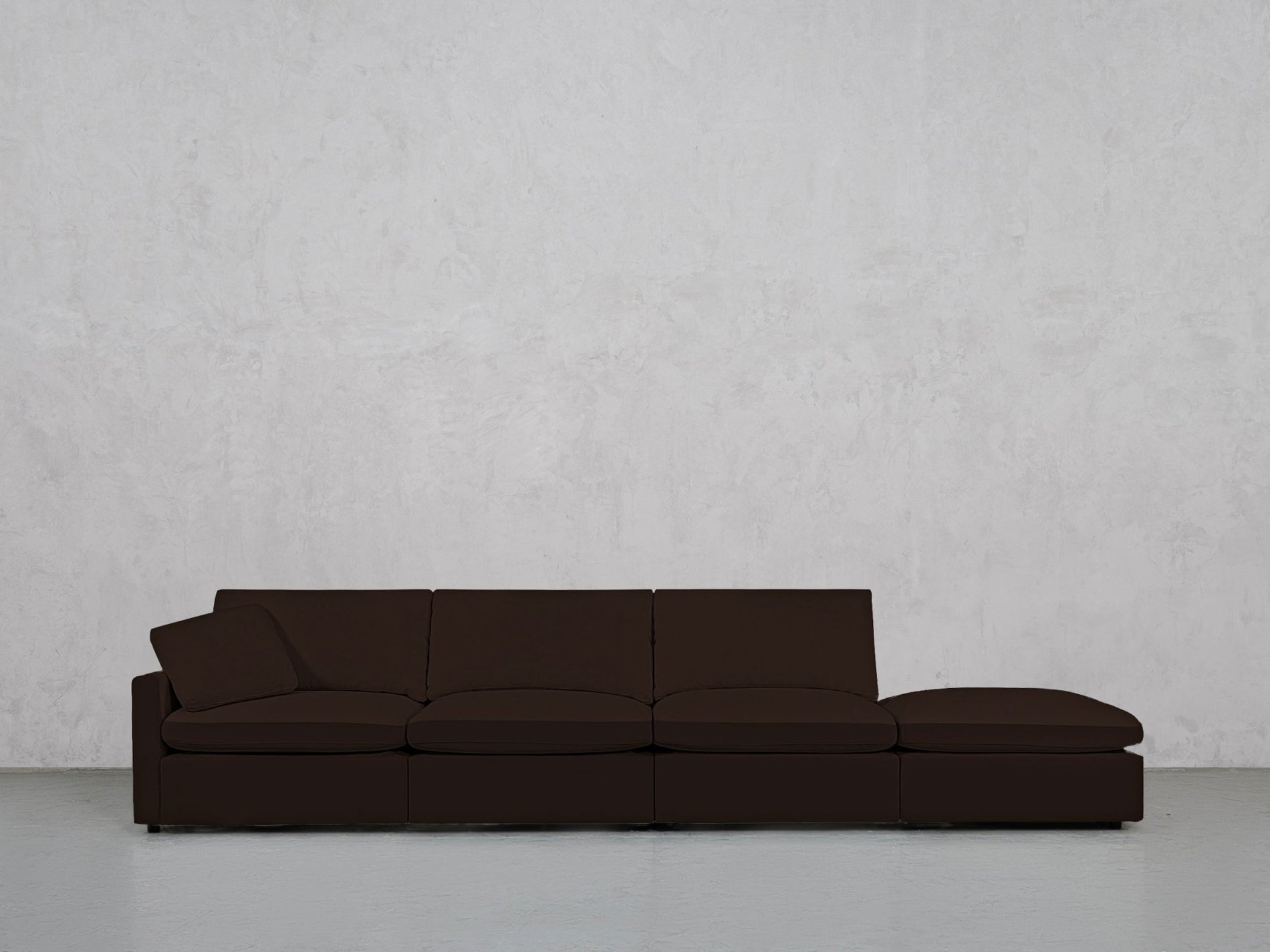 4-Seat Modular Lounger Sofa (Thin Arm) - 7th Avenue