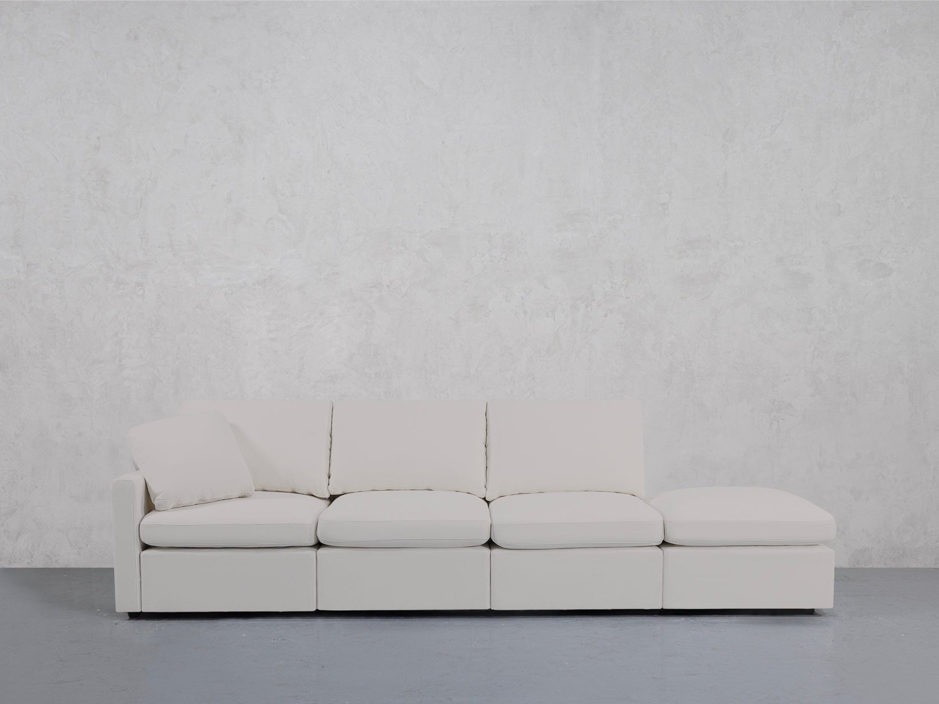 4-Seat Modular Lounger Sofa (Thin Arm) - 7th Avenue