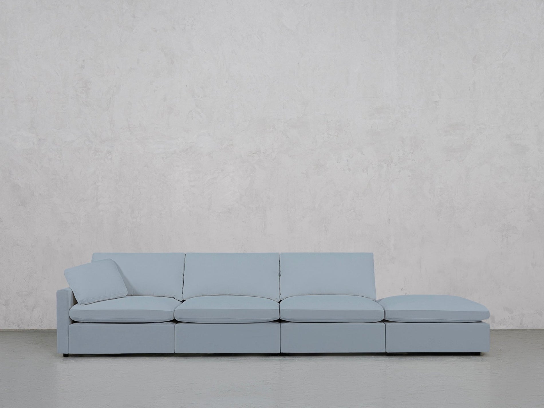 4-Seat Modular Lounger Sofa (Thin Arm) - 7th Avenue