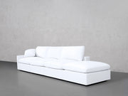 4-Seat Modular Lounger Sofa (Thin Arm) - 7th Avenue
