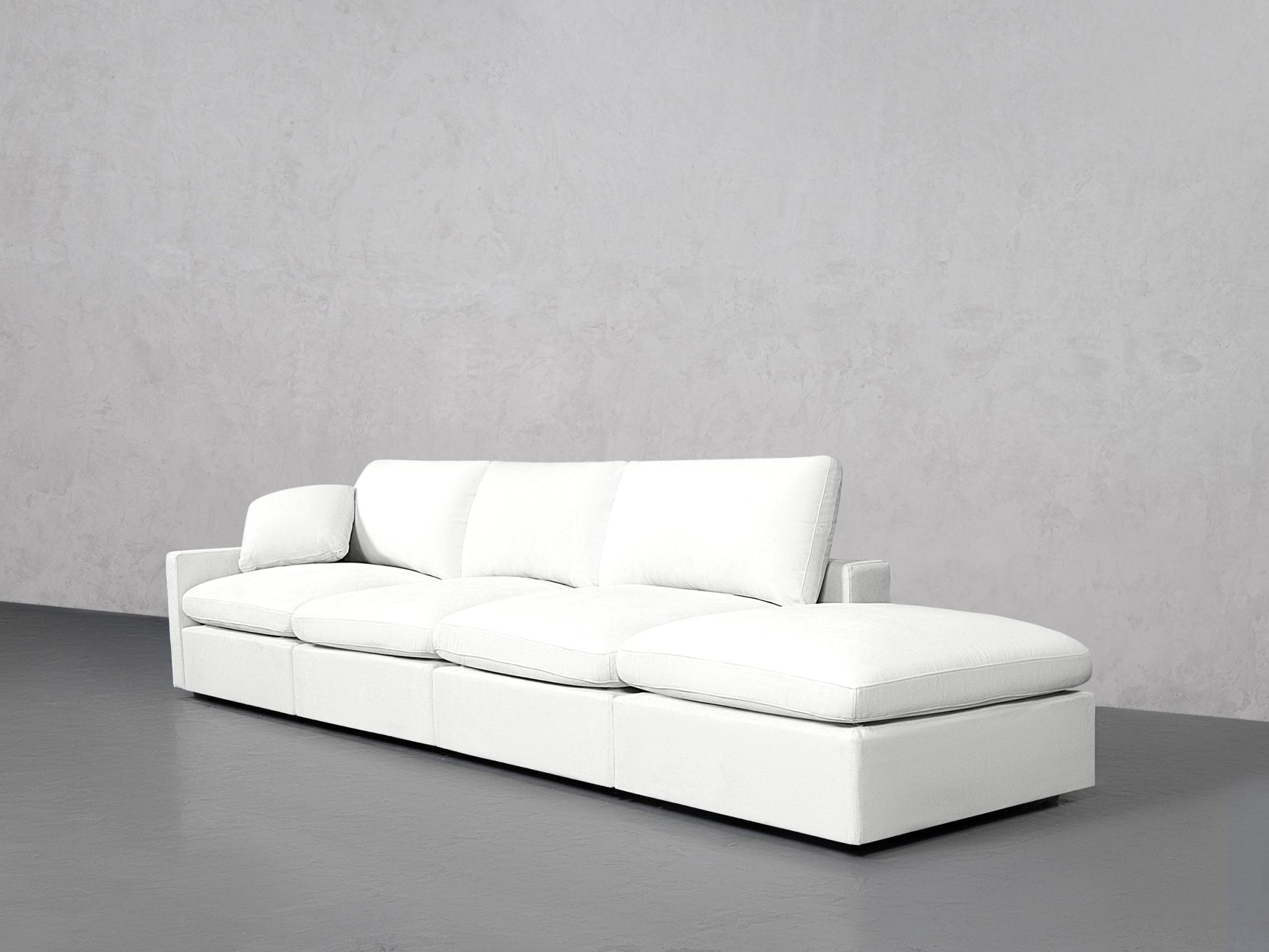4-Seat Modular Lounger Sofa (Thin Arm) - 7th Avenue