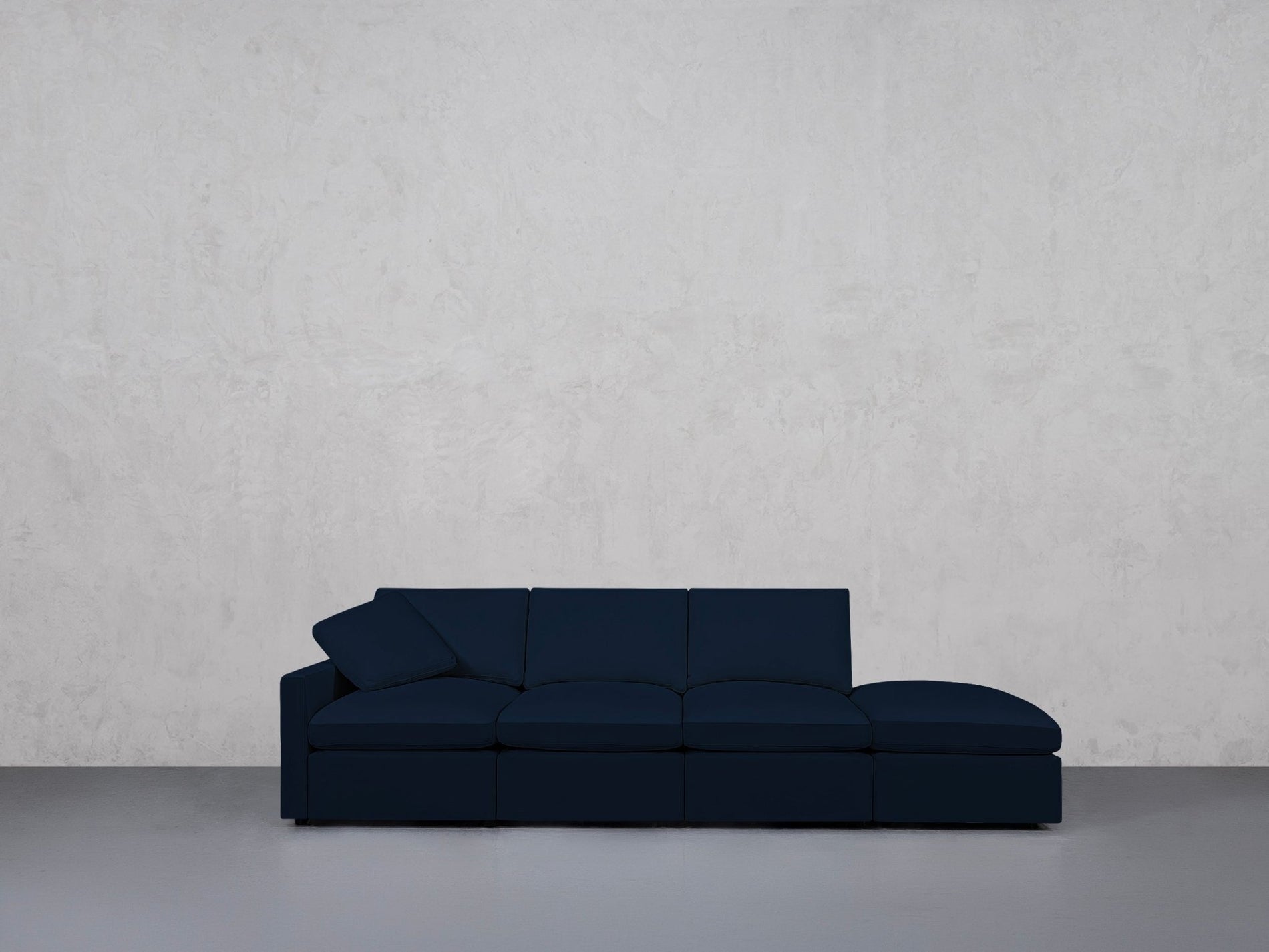 4-Seat Modular Lounger Sofa (Thin Arm) - 7th Avenue