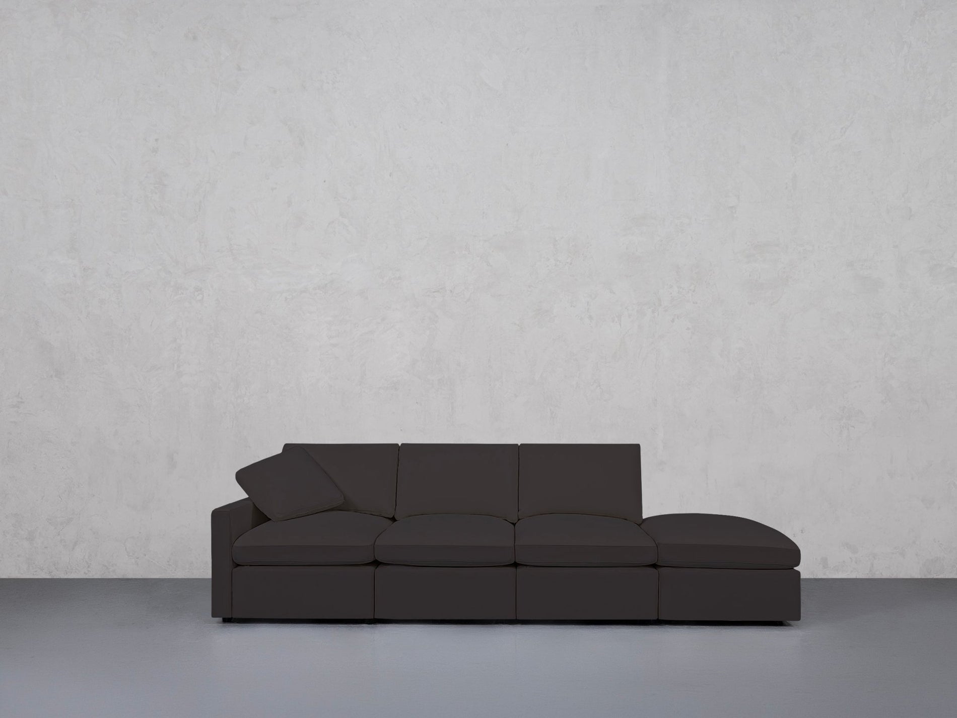 4-Seat Modular Lounger Sofa (Thin Arm) - 7th Avenue