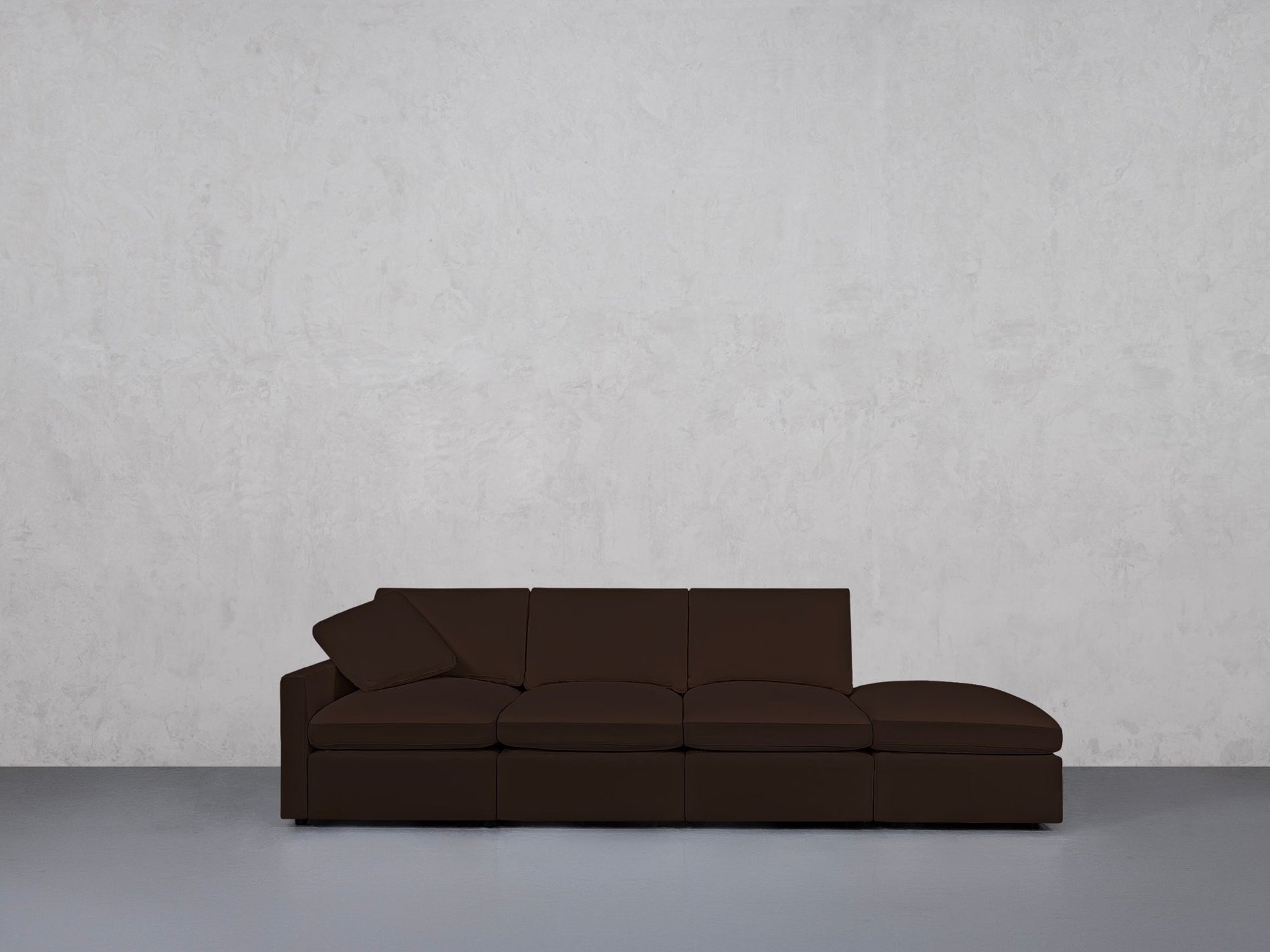 4-Seat Modular Lounger Sofa (Thin Arm) - 7th Avenue